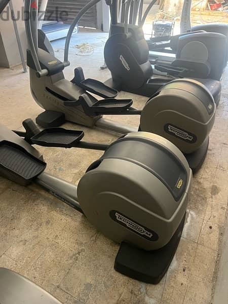 Gym machines , treadmills , ellipticals , bicycles 6