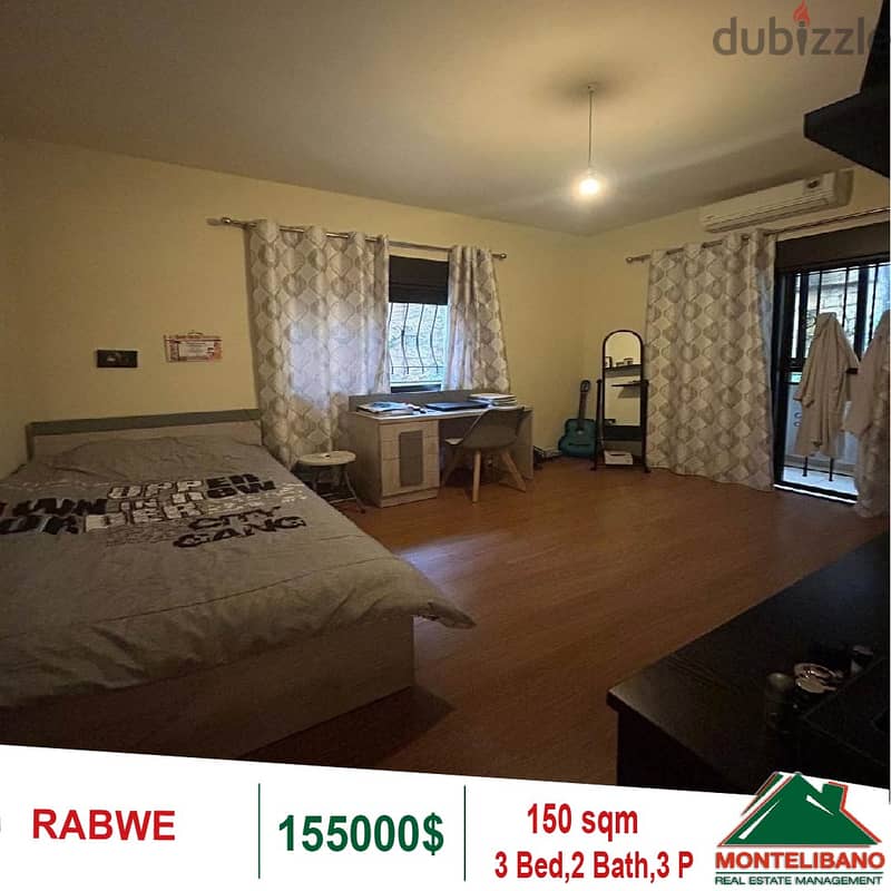 155000$!! Apartment for sale in Rabwe 2