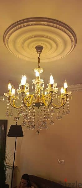 2 chandelier lustre crystal 1