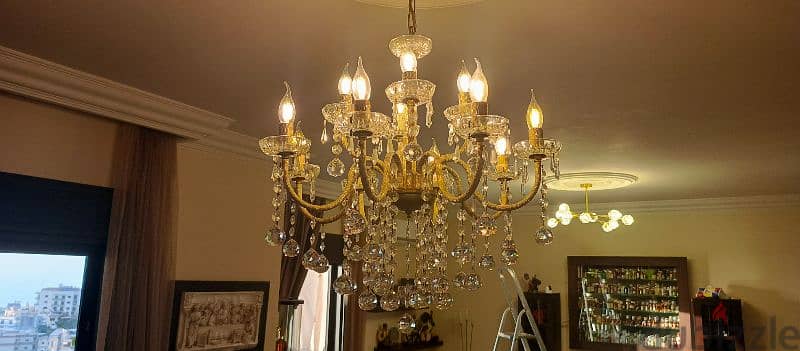 2 chandelier lustre crystal 3