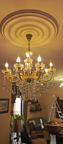 2 chandelier lustre crystal 4