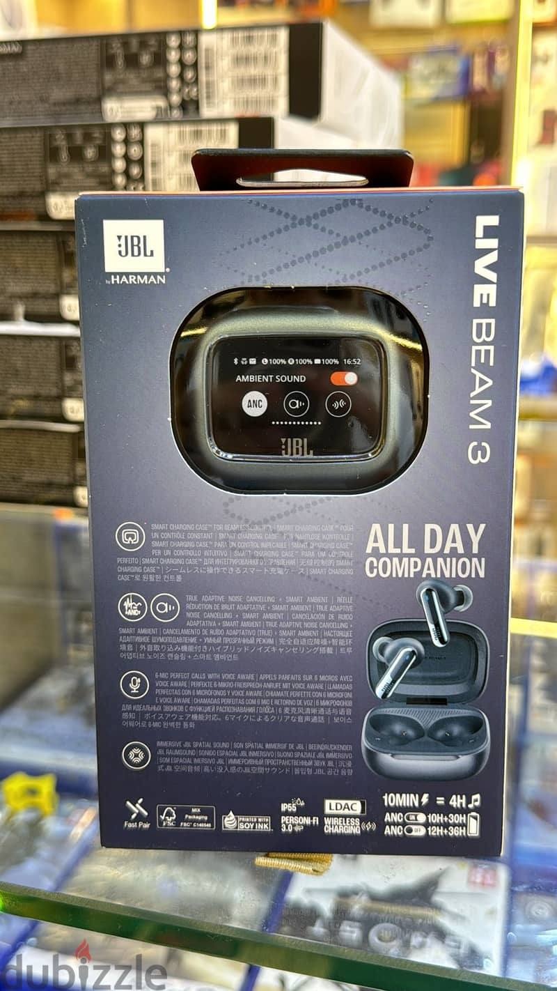 Jbl Live Beam 3 blue original & last price 1