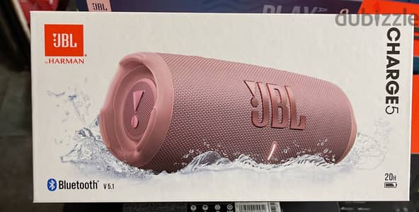 Jbl charge 5 pink Amazing & best offer