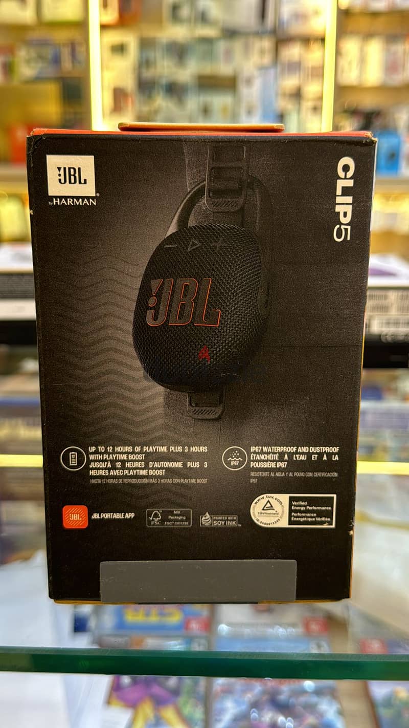 Jbl clip 5 black amazing & good price 1