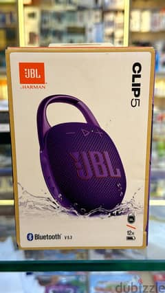 Jbl clip 5 purple great & last price