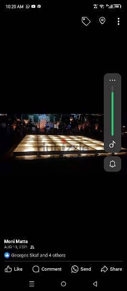 plexiglass dance floor 5×5 + led dance floor + 5 led stairs 03322205 0