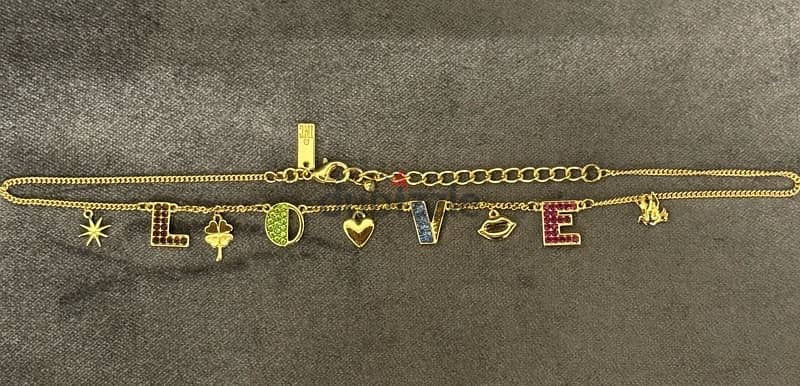 INC NECKLACE, valentine gift, with gold color "LOVE" 1