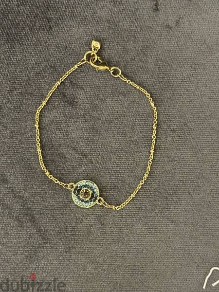 nine west bracelet, eye with blue and gold color 0