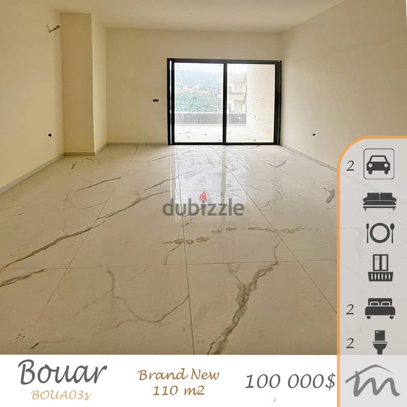 Bouar | Brand New Building | 2 Bedrooms | 2 Underground Parking Spots 0