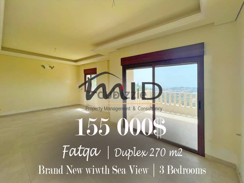 Fatka | 270m² Duplex | Open View | 3 Balconies | Building Age 10 1