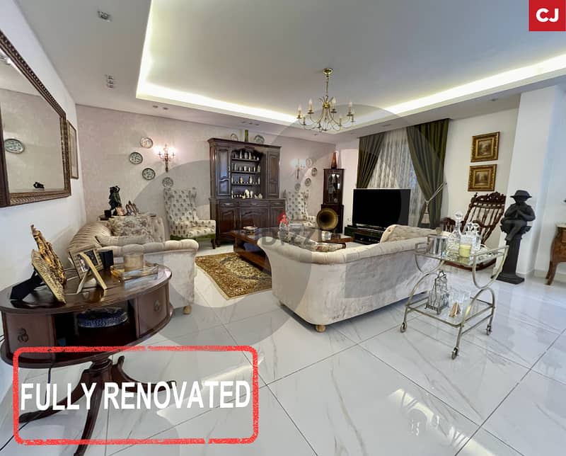 spacious terrace/fully renovated in MAR TAKLA/مار تقلا REF#CJ111844 0