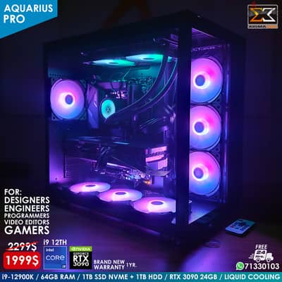 Xigmatek Aquarius Pro Core i9-12900k Rtx 3090 Gaming Desktop