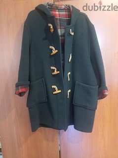 green and red winter coat