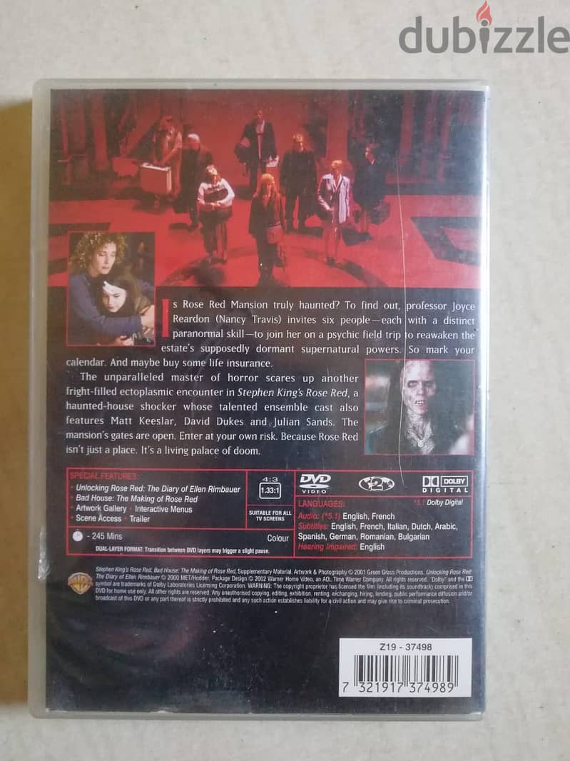 Stephen King s "Rose red" Double original DVD set 2