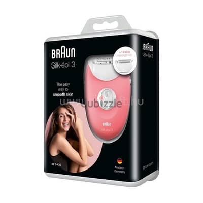 braun silkepil3 SE 3-430 +1 extra massage cap