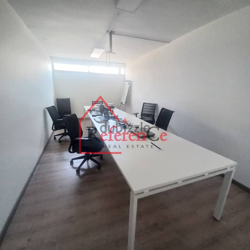 Furnished offices Located in Dekwaneh  مكاتب مفروشة في الدكوانة 1