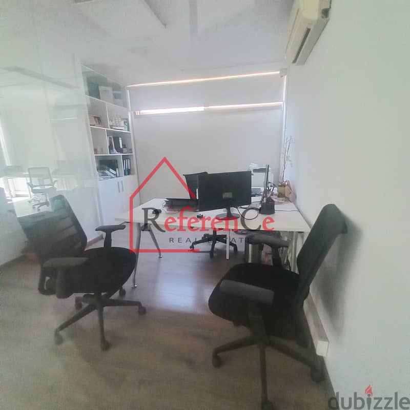 Furnished offices Located in Dekwaneh  مكاتب مفروشة في الدكوانة 4