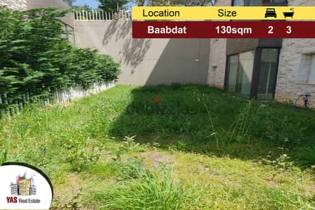 Baabdat 130m2 | 100m2 Garden | Calm Area | Prime Location | Catch | P