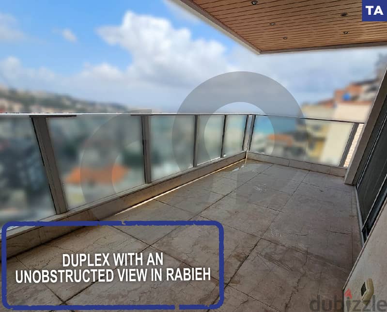 Duplex-Rent-Rabieh-Unobstructed view- Rabieh-METN/رابيه - REF#TA111904 0