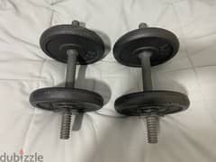 Home Gym Dumbbells Barbell Axe 22 Kgs 0