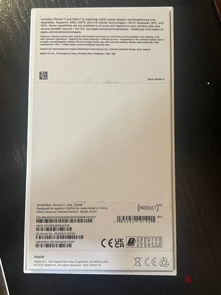 iPhone 11 red 256GB 1