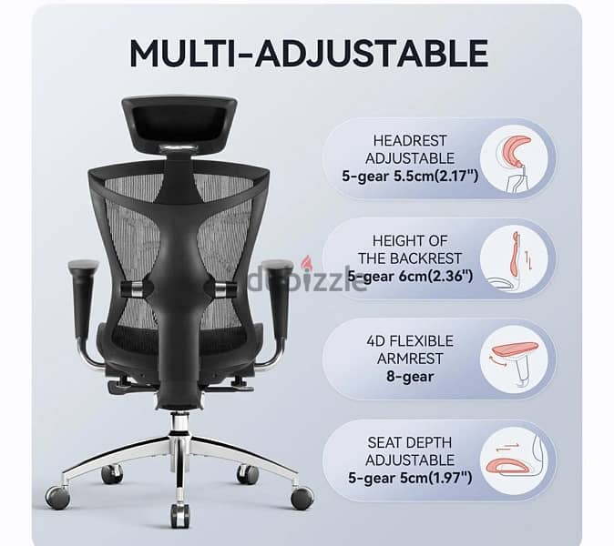 sihoo v1 ergonomic office chair 2