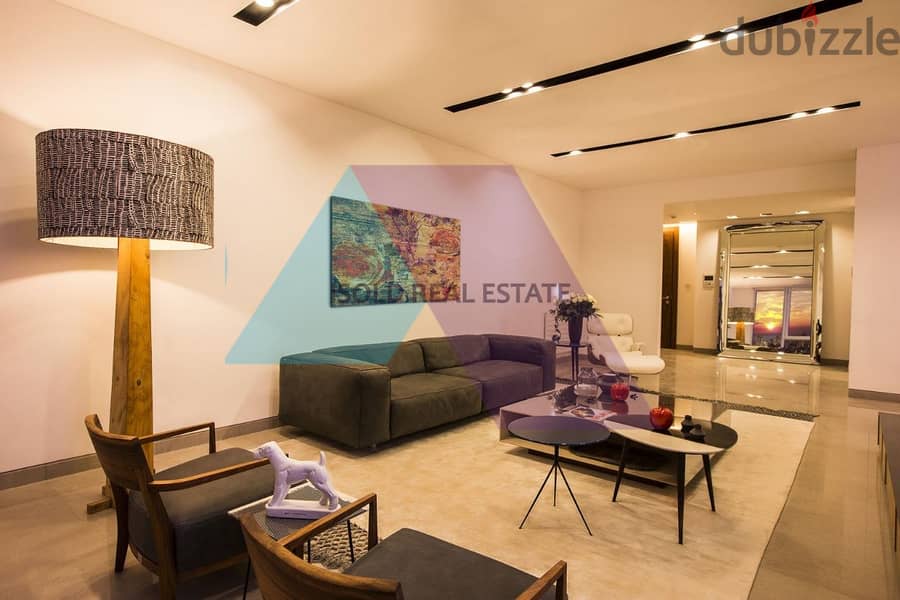 Luxurious 303m2 apartment+open mountain/sea view for sale in Achrafieh 2