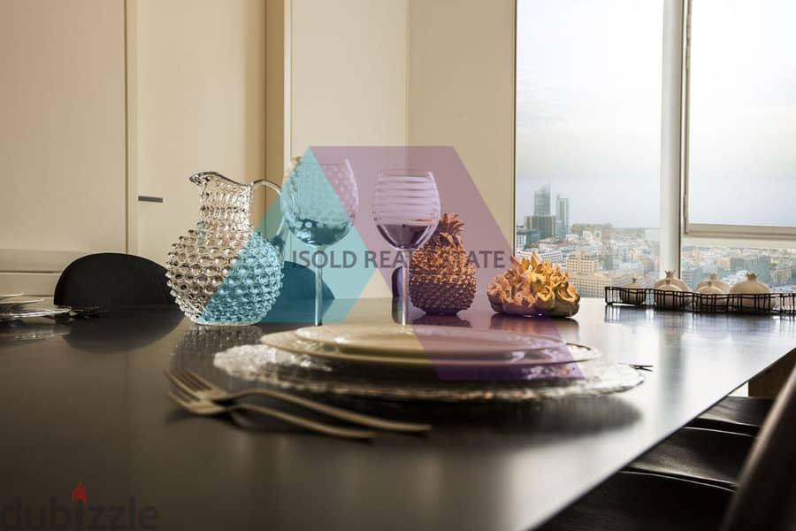 Luxurious 303m2 apartment+open mountain/sea view for sale in Achrafieh 6