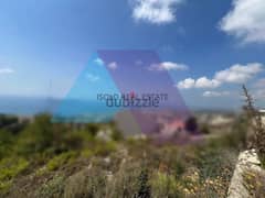 A 1055 m2 land having an open mountain/sea view for sale in Blat