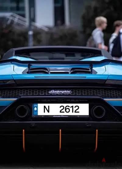 Rare Special car plate number N 2612 for sale Tel: 03757168