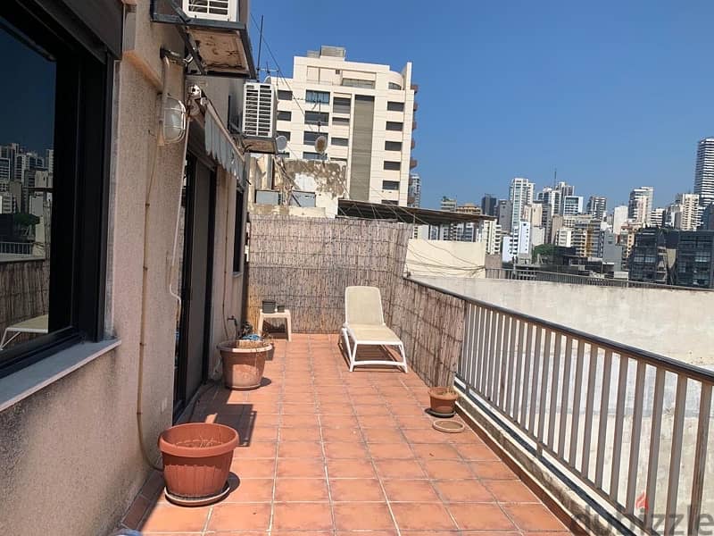 A fully furnished apartment with terrace for rent in Achrafieh 13