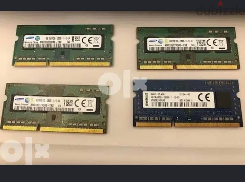 DDR3 Ram 4Gb samsung 12800S and kingston 1