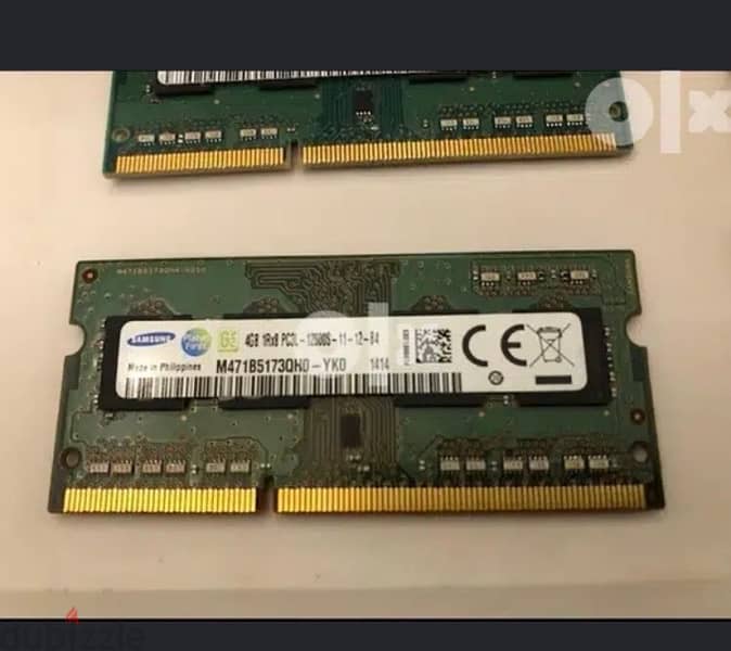 DDR3 Ram 4Gb samsung 12800S and kingston 3