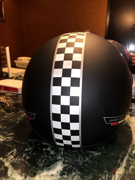 Classic half face helmet with visor 2