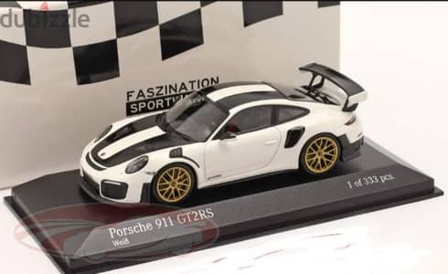 Porsche GT2-RS Weissach 2018 diecast car model 1;43