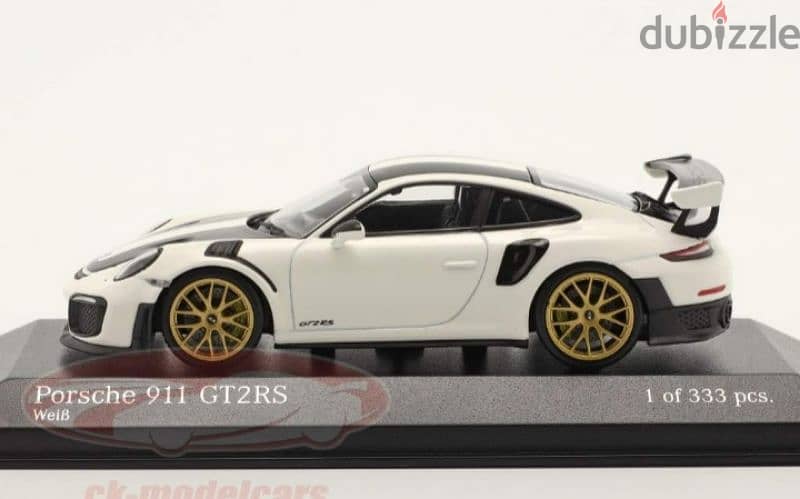 Porsche GT2-RS Weissach 2018 diecast car model 1;43 2