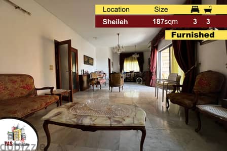 Sheileh 187m2 | Well Maintained | Furnished | Panoramic View | KS |