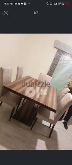 dining table and chairs