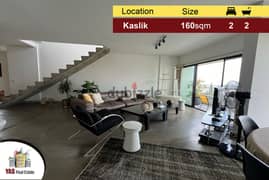 Kaslik 160m2 | Modern | Prime Location | Panoramic View | EH | 0