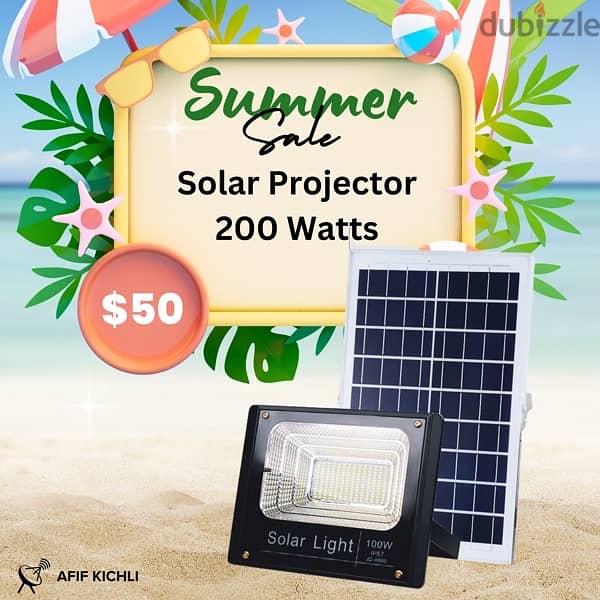 LED Solar Projetors New 1