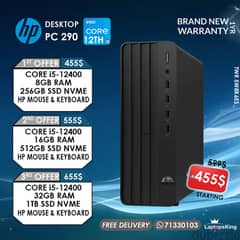 HP DESKTOP PC 290 TOWER 5W8K6ES CORE i5-12400 DESKTOP 0