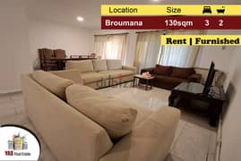 Broumana 130m2 | Rent | Furnished | Open View | Modern | AMK |