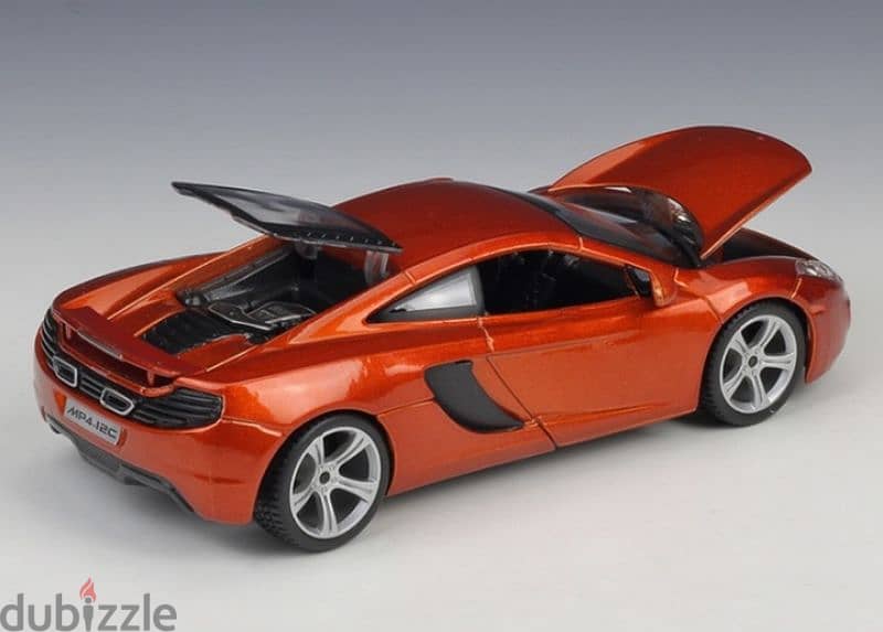 Mclaren Mp4 12c diecast car model 1:24 2