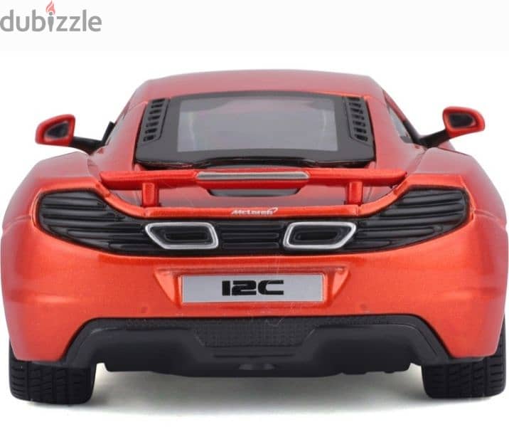 Mclaren Mp4 12c diecast car model 1:24 4