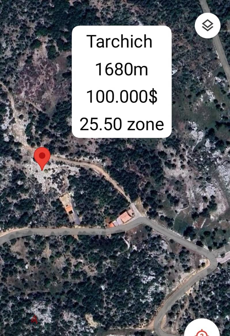 1680 Sqm | Land for sale in Tarchich | Mountain view 1