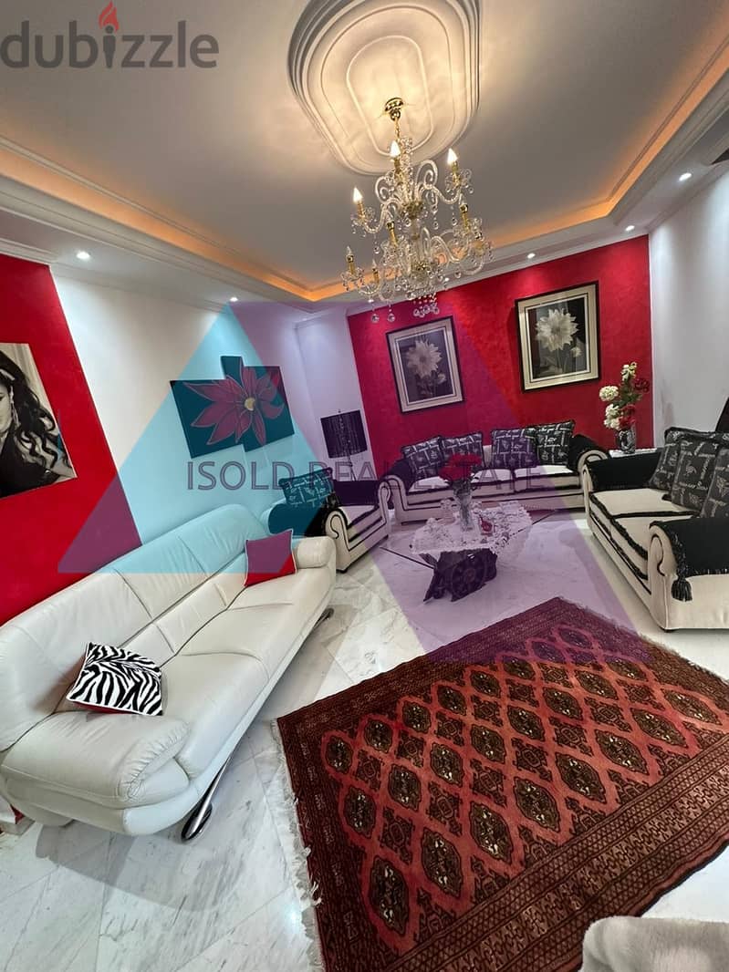 Fully furnished 200 m2 apartment for sale in Mansourieh 1