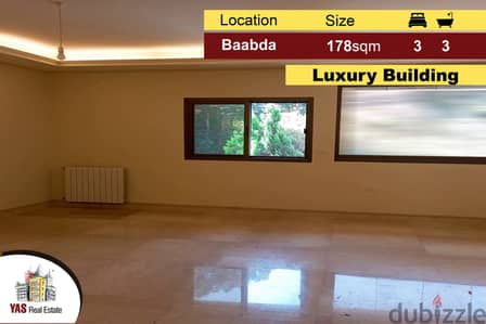 Baabda 178m2 | Brand New | Private Street | Super Luxurious | PA |