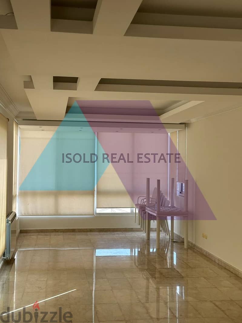 A 200m2 apartment+160m2 terrace+Panoramic view for sale in Jal El Dib 2