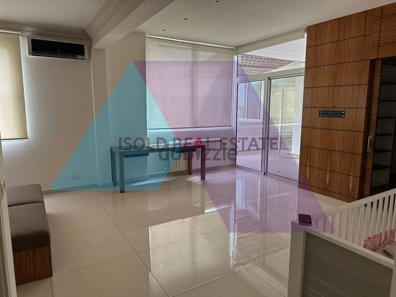 A 200m2 apartment+160m2 terrace+Panoramic view for sale in Jal El Dib 9