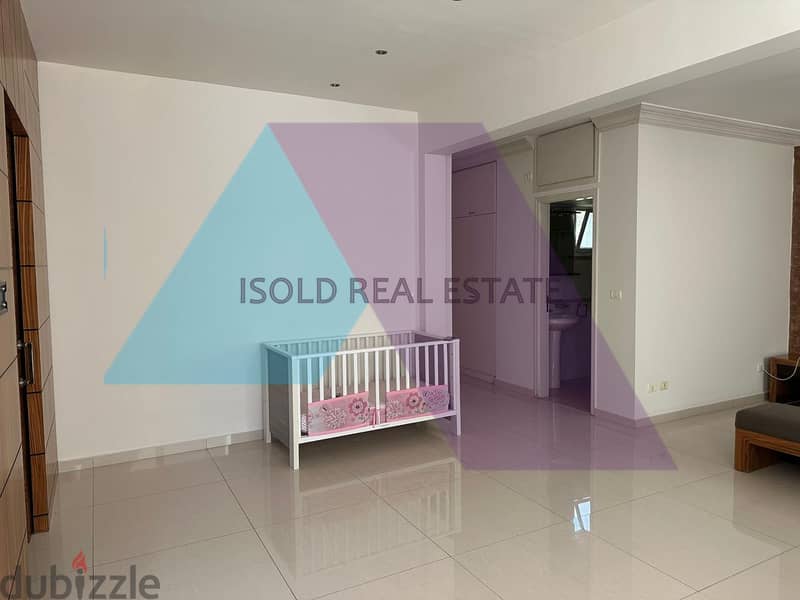 A 200m2 apartment+160m2 terrace+Panoramic view for sale in Jal El Dib 13